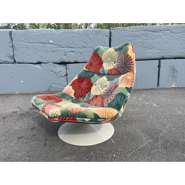 1970s One Mid Century F588 Lounge Chair Attributed to Geoffrey Harcourt for Artifort, 1970s For Sale - Image 5 of 12