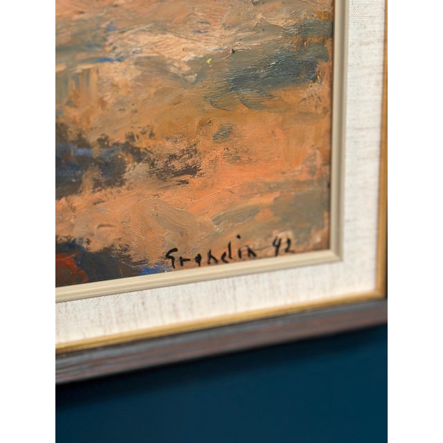 Svän Grandin, Autumn Reflections, 1960s, Oil on Panel, Framed For Sale - Image 4 of 18