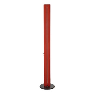 Megaron Floor Lamp in Red by Gianfranco Frattini for Artemide, 1970s For Sale