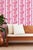 Pink Chinoiserie Shenanigans Toile Grasscloth Wallpaper by House Party | Cherry Blossom Pink | 8 Yards For Sale - Image 8 of 8