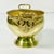 Metal Mid-Century Hollywood Regency Boho Chic English Traditional Style Pedestal Brass Planter For Sale - Image 7 of 11