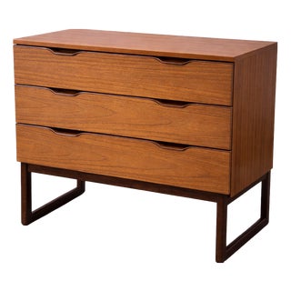 Mid-Century Modern Europa Formica and Teak Chest of Drawers, 1970s For Sale