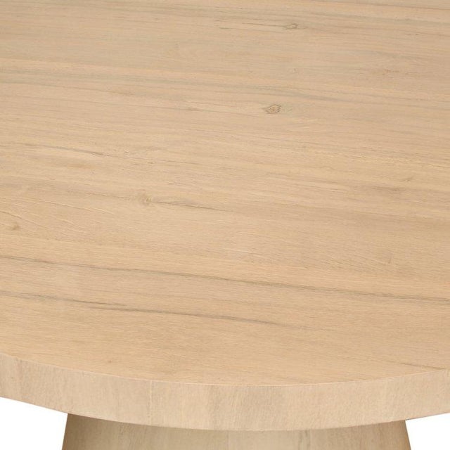 Mid-Century Modern Home Nature Cone Round Dining Table For Sale - Image 3 of 5