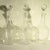 Transparent Antique Cut Glass Liqueur Decanters - Set of 3 For Sale - Image 8 of 8
