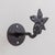 1950s Spanish Iron Flower Wall Hook For Sale - Image 9 of 11