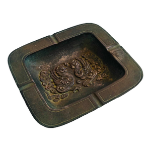 Cast Iron Rooster Ashtray