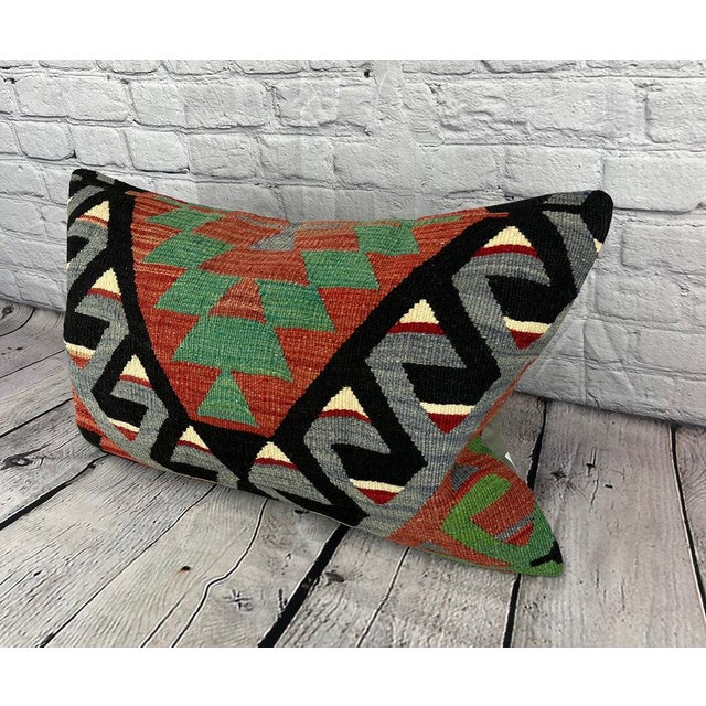 Vintage Pillow Case Turkish Kilim Pillow Decorative Kilim Pillow Dry cleaning only. PILLOW INSERT IS NOT INCLUDED