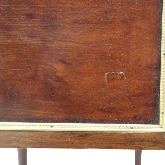 Louis XVI Style Lady’s Desk, Bonheur Du Jour; Mahogany, Ormolu & Marble; C1890 For Sale - Image 18 of 18