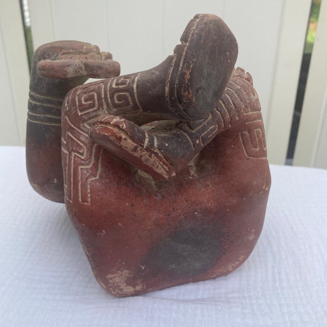 1950s Mid-Century Pre-Columbian Revival Figural Sculpture For Sale - Image 11 of 12