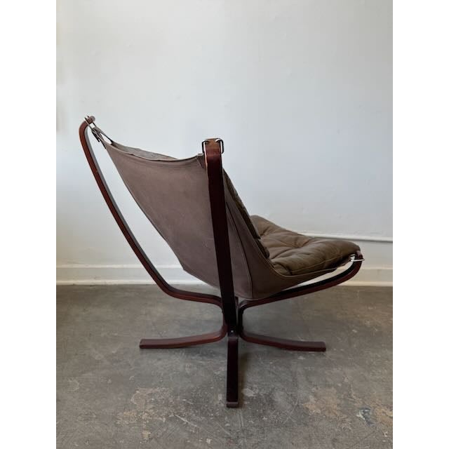 1970s "Falcon" Chair Attributed to Sigurd Ressell for Vatne Möbler For Sale In Los Angeles - Image 6 of 11