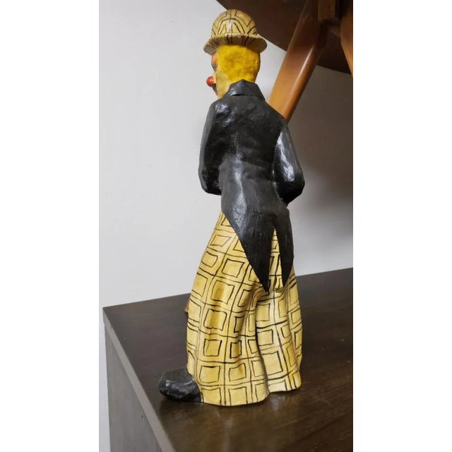 Mexican Mexican Artist Oskar Raoul Vintage Papier Mache Folk Art Signed by Artist 1970 For Sale - Image 3 of 13