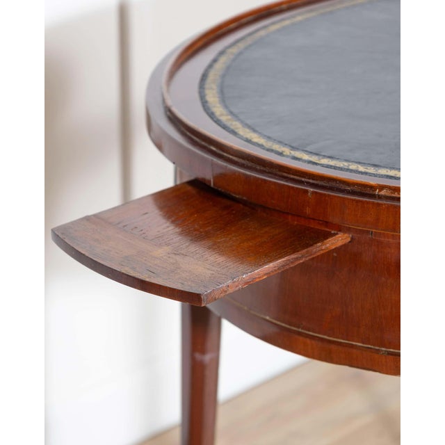 19th Century 19th Century Louis XVI–Style Multifunction Oval Mahogany Table with Triple Tops For Sale - Image 5 of 13
