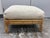 Cream Vivai Del Sud for Wicker Works Italian Bamboo Armchair + Ottoman, Vintage For Sale - Image 8 of 12