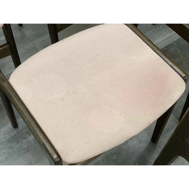 Brown Mid 20th Century 6 Farstrup Style Dining Chairs Danish For Sale - Image 8 of 12