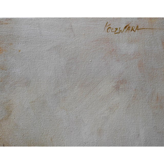 Abstract Expressionist, Oil Paint, Light and Dark - "Reflected Images of a Horses Profile" For Sale - Image 9 of 13