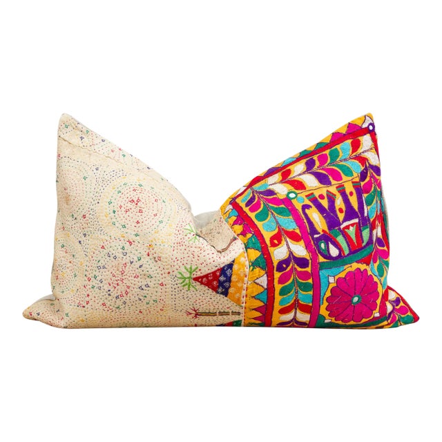 Aung Antique Tribal Grain Sack Pillow For Sale