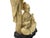 Cream Vintage Asian Cow Bone Carved Lady W Gentleman Music Playing Figure Art For Sale - Image 8 of 11