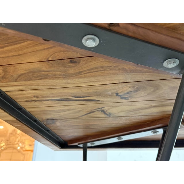 Cb2 Dylan Acacia Dining Table For Sale - Image 9 of 12