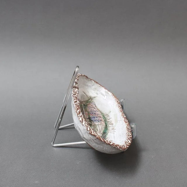 1970s Vintage French Ceramic Tray by Albert Thiry, 1970s For Sale - Image 5 of 13