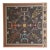 Vintage Nelson Lewis Navajo Sand Painting - "Thunders and Water Monster" - 24" X 24" For Sale