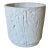 1987 Vintage Organic Brutalist Textured Plaster Planter – Signed For Sale