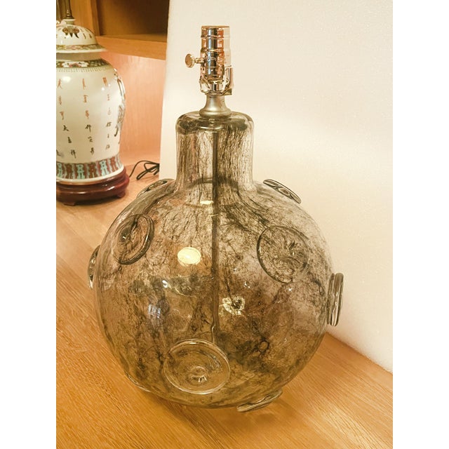 Mid 20th Century Barovier & Toso "Crepuscolo" Murano Glass Table Lamp For Sale - Image 5 of 11