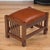 Mission Spindle Stool - Quarter Sawn Oak & Leather - Micheal Cherry For Sale - Image 12 of 13