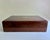 Antique White Glass Lined Mahogany Tobacco, Cigar Humidor Box. Keepsakes. Jewelry. Featuring a rimmed, lidded, rectangular...