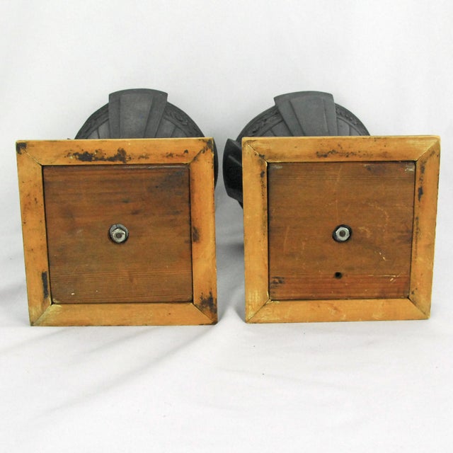 Pair of Art Deco Mantel Urn Vases 1920’s-30’s For Sale - Image 10 of 10