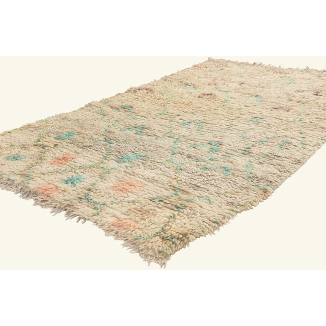 22003 Vintage Azilal Moroccan Rug, 02'08 x 05'02. The Covenant Renewed: A Vintage Azilal Moroccan Masterpiece of Enduring...