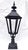 Black Antique Victorian Cast Iron Pillar Lamp Lantern on Base Outdoor Lamp For Sale - Image 8 of 8
