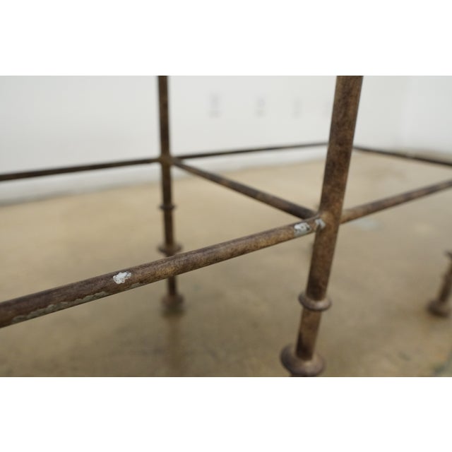 Hooker La Grange St James Metal and Stone Console For Sale - Image 17 of 17