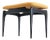 Italian Organic Ebonized Wood Ottoman in Style of Gio Ponti, 1950s For Sale