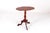 Antique Mahogany Tripod Table: Scalloped Edge Wine Table, 1890s For Sale - Image 9 of 9