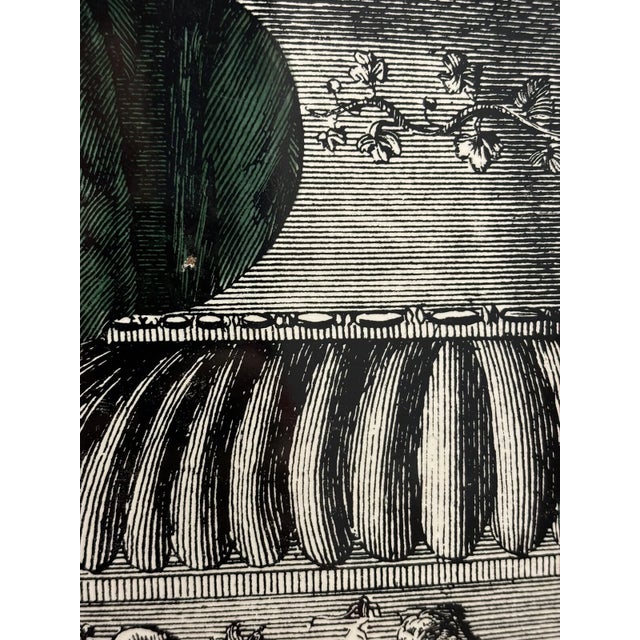 Metal Vintage Fornasetti "Vasi Antichi" Trompe l'Œil Metal Umbrella Stand For Sale - Image 7 of 9