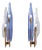 Dahlia Wall Lights Model 1461 by Max Ingrand for Fontana Arte, 1950, Set of 2 For Sale