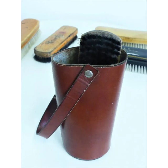 Vintage Shoe Brushes, 1960s, Set of 9 For Sale - Image 6 of 13