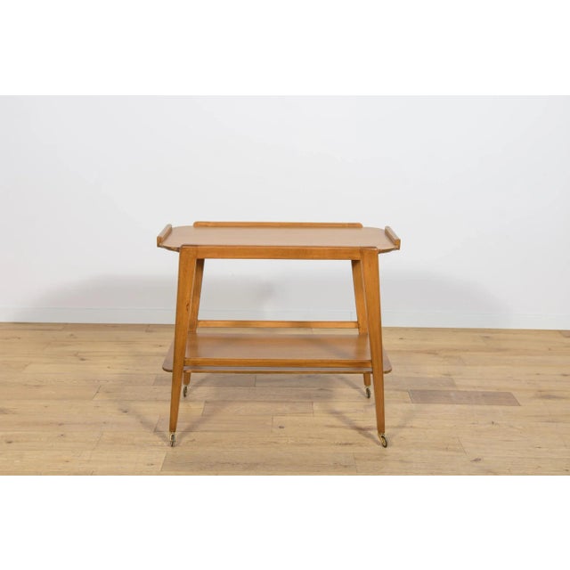 Mid-Century Modern Mid-Century Teak Serving Trolley, United Kingdom, 1960s For Sale - Image 3 of 13