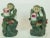 Pair of Vintage Chinoiserie Monkey Lotus Candleholders, Painted Resin For Sale - Image 4 of 13