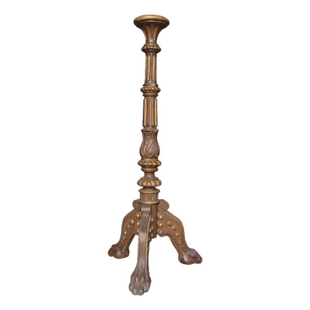 Large Standing Candleholder, 1890s For Sale