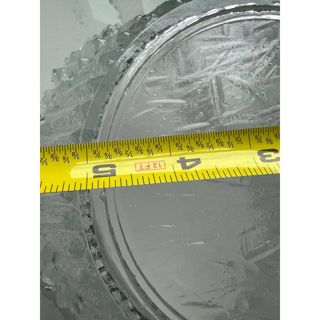 1970s Vintage Ice Crystal Bowl For Sale - Image 10 of 12
