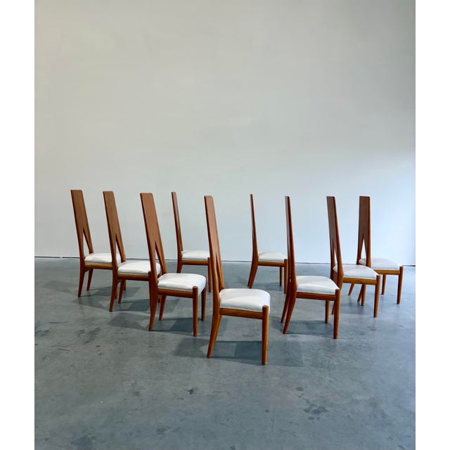 Unique Postmodern Sculptural Dining Chairs, Set of 9 For Sale In Tampa - Image 6 of 12