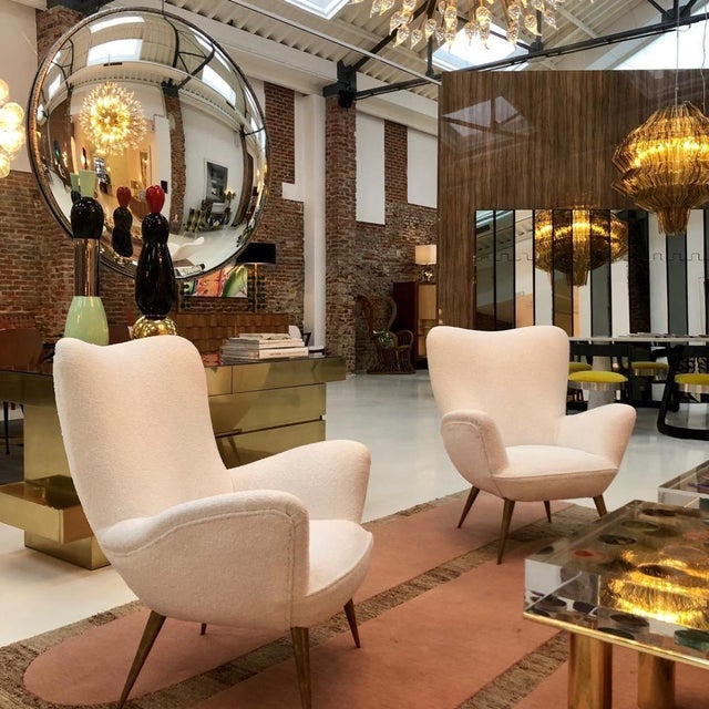 Modern French Wall-Mounted Convex Mirror For Sale - Image 12 of 17