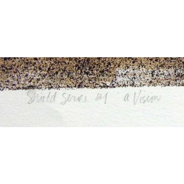 "Shield Series #1" Original Limited Edition Serigraph by Larry Fodor Hand signed, numbered & titled by the artist Paper...