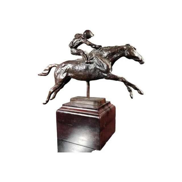 1950s Bronze Polo Figurine, 1950s For Sale - Image 5 of 9