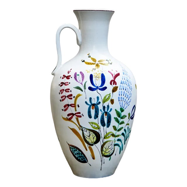 Large Faience Vase by Stig Lindberg for Gustavsberg, 1952 For Sale