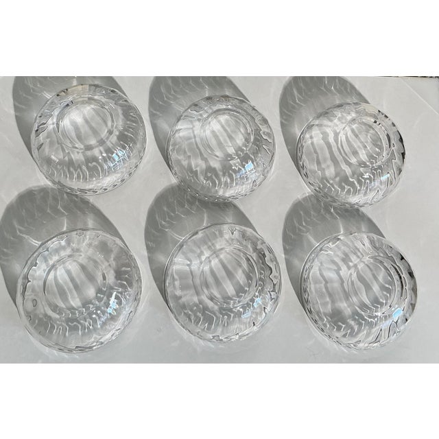 Mid 20th Century Mid 20th Century Discontinued Villeroy & Boch Miss Desiree Pressed Crystal Bowls — Set of Six For Sale - Image 5 of 14