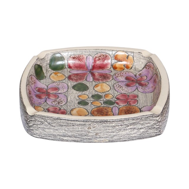 Mid-Century Modern Mid Century Ceramic Ashtray For Sale - Image 3 of 7