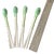 Traditional 1970s Italian Ceramic Celery Stalk Swizzle Sticks Stirrers Bloody Mary Cocktails For Sale - Image 3 of 4