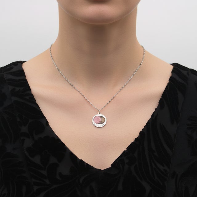Vintage 800 Silver Hand Enameled Baloney Charm From Bologna For Sale - Image 9 of 9